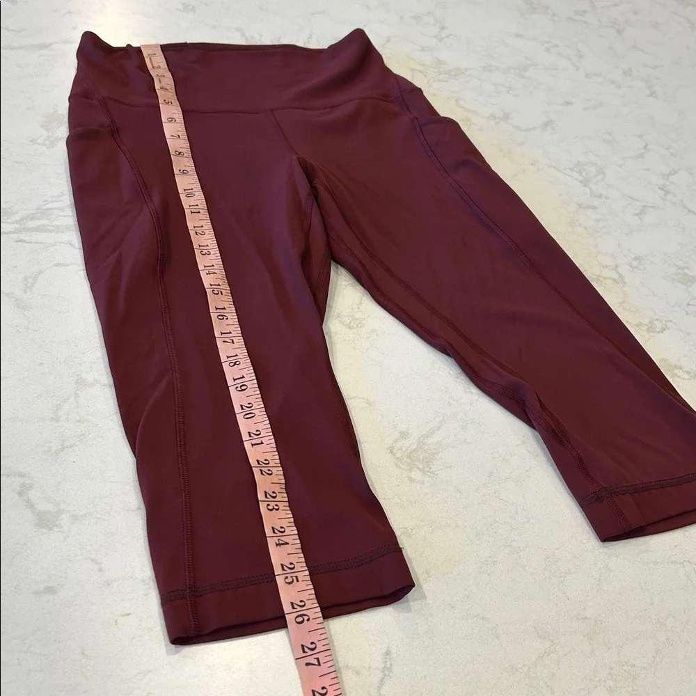 Lululemon Side Pocket Crop High Waist Leggings 22